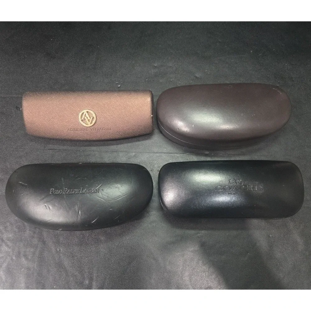 Coach Polo Ralph Lauren Adrienne Vittadini Eyewear‎ Cases, Set of 4, Mixed Lot